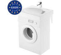 Lavabo para lavavajillas, CLARO, lavabo, para lavavajillas, profundidad, compatible con lavavajillas de hasta 47 cm, + sifón