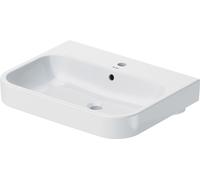 Duravit Happy D.2 - Lavabo de mueble 65x51 cm, con 1 orificio para grifería, blanco alpino 2318650027