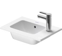 Lavabo para muebles Duravit ME by Starck, 1 agujero para grifo, sin rebosadero, 430x300mm, 072343AA41, Color: Blanco brillante con DuraShield