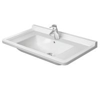 Duravit Starck 3 - Lavabo de mueble 85x49 cm, con 1 orificio para grifería, blanco 0304800000