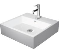 Duravit Vero Air - Lavabo 50x47 cm, con rebosadero, con orificio para grifo, blanco 2350500000