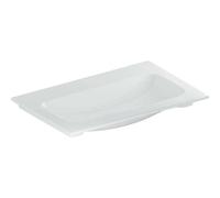 Lavabo para muebles Geberit iCon, sin agujero para grifo, sin rebosadero, 750x480mm, 501844003, Color: Blanco - CM