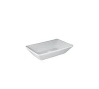 Lavabo sobre encimera 60 cm blanco SIGN Unisan - Sin sifón ni válvula de desagüe