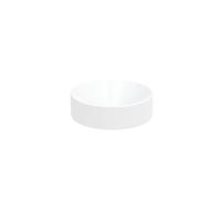 Lavabo sobre encimera BetteSuno, redondo, sin agujero para grifo, sin rebosadero, 340x340x100mm, A250-000PW, Color: Blanco con Glasur Plus