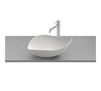 Lavabo Sobre Encimera de Fineceramic Ovalado en Acabado Ohtake Blanco Mate Roca