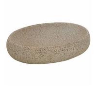vidaXL Lavabo sobre encimera ovalado cerámica 59x40x15 cm Arena