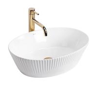 Lavabo Sobre Encimera Rea Astoria White 49X34X15Cm
