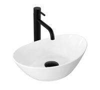 Lavabo Sobre Encimera Rea Kate 36 Blanco