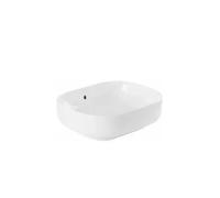 Lavabo Sobreencimera de Porcelana Blanco Sanibold Unisan - Con sifón y válvula redonda