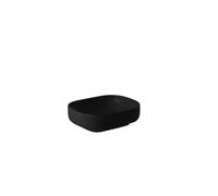 Lavabo Sobreencimera Porcelana Vítrea Negro Mate Unisan - Con válvula redonda