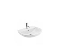 Lavabo Suspendido 60 cm Porcelana Blanca EASY Unisan - Con sifón
