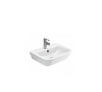 Lavabo Suspendido 66 cm Porcelana Blanca LOOK Unisan - Con sifón y válvula redonda
