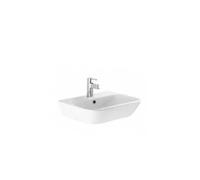 Lavabo Suspendido de Porcelana 56 cm Blanco LOOK Unisan - Con sifón y válvula redonda
