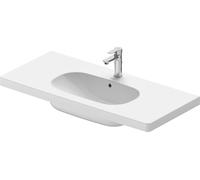 Duravit D-Code - Lavabo de mueble 105x48 cm, con 1 orificio para grifería, blanco alpino 03421000002