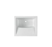 Lavadero de Porcelana Blanco con Opción de Mueble Riba 75 de Unisan - Con mueble