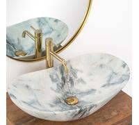 Lavado Fregadero Baño de Cerámica De Apoyo Royal Granit Mat Piedra