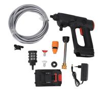 Lavadora a presión inalámbrica de 900psi, 2,4gpm, lavadora eléctrica portátil con batería de 2x8888mah, boquilla de 6 pulgadas para lavado de coches al aire libre