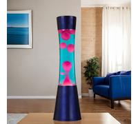 Lavalámpara Azul/Rosa Retro RINGO G9 39 cm In ombilla Licht-Erlebnisse