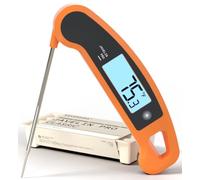 Lavatools Javelin® PRO Duo - Termómetro digital de carne de lectura instantánea profesional ultrarrápido de 1 segundo para parrilla y cocinar, pantalla retroiluminada giratoria automática, resistente