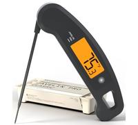 Lavatools Javelin PRO Duo - Termómetro digital de lectura instantánea para carne en 2 segundos, pantalla retroiluminada giratoria automática, resistente al agua