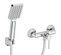 Laveo ALITA, grifo de ducha de pared con juego de ducha BVA_041D