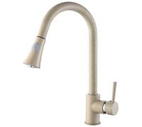 Laveo Daru grifo de cocina de pie beige BLD469D