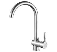 Laveo Lete grifo de cocina de pie cromo BKU068D