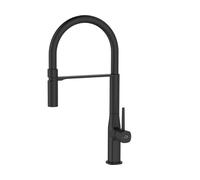 Laveo Pola grifo de cocina de pie negro BAPB78D