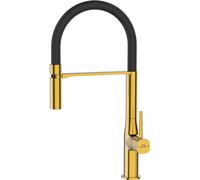 Laveo Pola grifo de cocina de pie negro-oro/oro arcaico BAPG78D