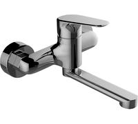 Laveo Rondo grifo para lavabo a pared cromo BLX050D
