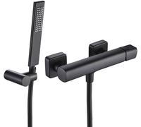 Laveo Tores grifo para ducha a pared negro BVT_741D