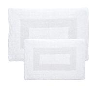 Lavish Home 2 Piece 100% Cotton Reversible Rug Set