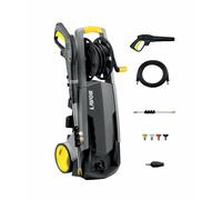 Lavor Hidrolimpiadora de agua fría Pascal 20 Plus – Motor de inducción, 2100 W, 140 Bar, 400 l/h, 10 L, Gris
