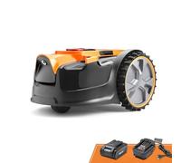 Lawnmaster OcuMow®16 Robots cortacéspedes eléctrico para Jardines de 80 m² Pendiente de 35% con batería de Iones de Litio MX 24V 2Ah y Cargador rápido