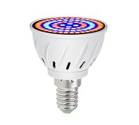 Lawnrden Grow Light Bulb 60 LED E14 Crecimiento de la planta Espectro completo Lámpara horticultural 220V interior para plantas de interior Suculentas de jardín | Luz de crecimiento