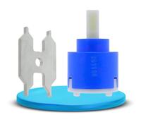 LAXARA® | Cartucho de cerámica universal de 35 mm 121894 + llave universal para grifo - para grifos de cocina de alta presión | (121894+llaves)