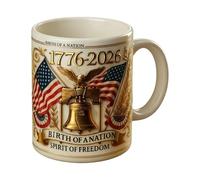 laxreheye Tazas de café patrióticas, recuerdo del 250 aniversario como recipiente para beber | 1776-2026 Taza conmemorativa ceremonial, como regalo para , familia, padres, madres, abuelos, así
