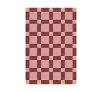 Layered Alfombra de yute Evelina Kroon 200x300 cm Plum punsch