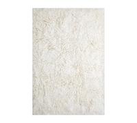 Layered Alfombra Shaggy 300x400 cm Bone White