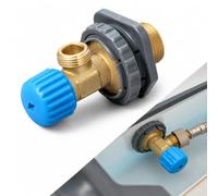 Lazheng - Grifo de tope para inodoro empotrado de 3/8", válvula de ángulo de inodoro de latón, grifo de ángulo para depósito de inodoro empotrado, compatible con modelos Geberit, como el 21245 8 o el