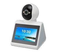 Lazmin112 Cámara de Vídeo Bidireccional, Cámara Inteligente para Videollamadas 2K con Pantalla HD, Compatible con Tarjeta SD, Cámara de Seguridad Interior para Personas Mayores y Perros
