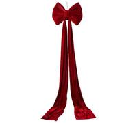 Lazo Gigante para Árbol De Navidad | Decoraciones De Reutilizables,Gran Lazo para Árbol De Navidad,para Exterior Interior Valla Escalera Frontal Fondo Hogar Fiestas Otoño San Valentín
