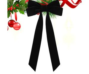 Lazos para árbol de Navidad, decoración de Navidad de doble capa, dije de lazo de árbol reutilizable, para hijas, niñas, bodas, vacaciones, citas, puerta, ventana, escalera, mantel, sala de estar