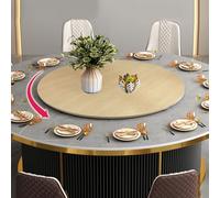 Lazy Susan - Mesa de comedor extragrande de 28 pulgadas, bandeja de madera giratoria de 360°, base giratoria suave, perfecta para reuniones familiares, banquetes, bodas y entretenimiento