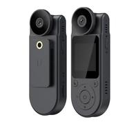 Lbvzxkad Mini Cámara HD de 1080P, Grabadora de Video Digital Portátil, Cámara Corporal con Infrarrojos, Punto de Acceso WiFi, Cámara de Video Policial con Visión