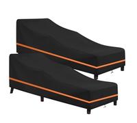 LCGOD 2 Piezas Funda Tumbona 600D Impermeable 213x80x40cm
