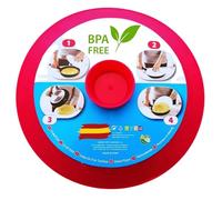 LCQI Tapa Volteatortillas Dar Vuelta Gira Tortilla Patata (ROJA)