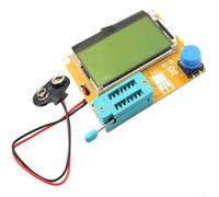 LCR-T4 - Comprobador electrónico de componentes con LCD gráfico para diodo transistor tiristor MOSFET inductor prueba de resistencia del condensador