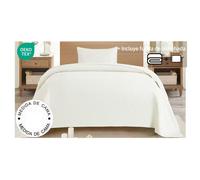LD Morphling-Colcha bouti + Funda ，Colcha Cubre Cama 100% Poliester, Suave y Transpirable White 90