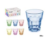 LD Morphling-Vaso de vidrio 300ml surtido 6 colores